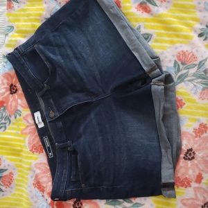 Sonoma Size 16 Dark Wash Denim Shorts